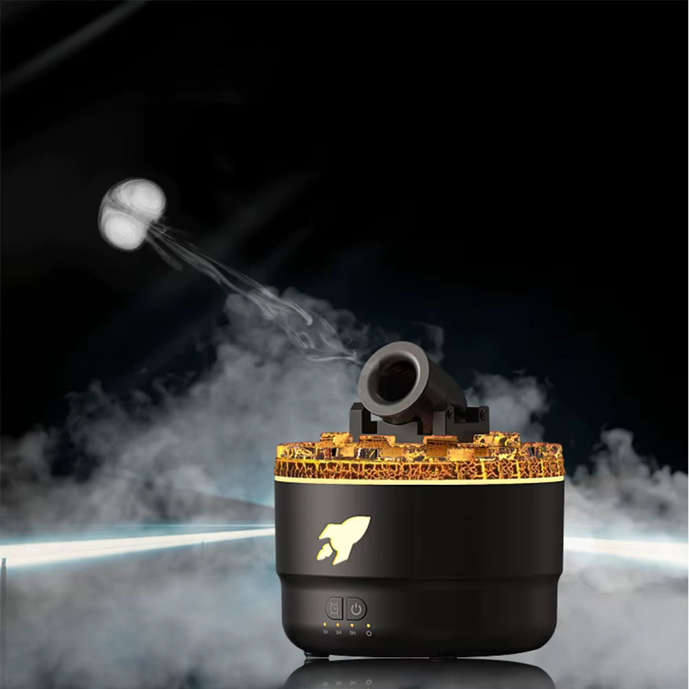 VapoCannon Portable Humidifier with Adjustable Settings – LED Lighting